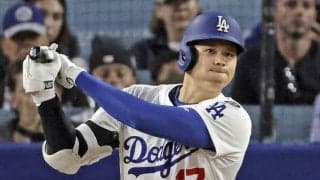 大谷翔平　１９号逆転２ラン→中前２点打で今季３度目の１試合４打点！一塁ベース上で思わず満面笑み　右腕の不安を一掃