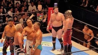 Ｇ１開幕直前に刺激・・・ウルフアロン、ＩＷＧＰ王者・辻陽太と初遭遇、必殺技を払い腰で返す　辻は名指しで挑発「やっぱすげえな・・・決勝で待ってるぜ」