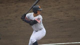 高卒プロ志望を表明！進学校・相模原に現れた高校通算22本塁打のスラッガーは3打数2安打の活躍！【神奈川】
