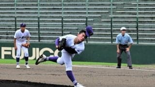 継続試合で再びマウンド、先輩信じストライク　小倉西・春本健太投手
