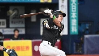 【ソフトバンク】栗原陵矢、球宴ファン投票“御礼”二塁打　3年ぶり選出「大変うれしい気持ち」