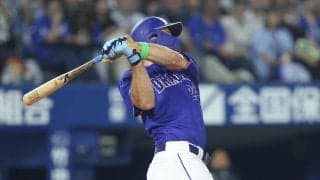 【中日】ボスラー、８回先頭からノーノー阻止の中前打　148キロ直球をはじき返す