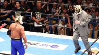 難病闘病中の初代タイガーマスクがタイガーステップ披露でどよめき　愛弟子４代目虎の引退試合でサプライズ「まさか…僕も感動」虎一筋３１年で終幕、原辰徳氏らも来場