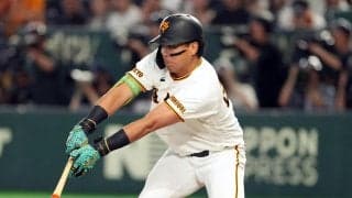 【巨人】知念大成、プロ初打席で初安打「あっという間に終わりました」「夢のような時間でした」　