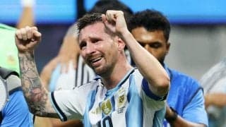 メッシ9試合連続ゴールなどでアルゼンチン勝利　サッカーW杯決勝T