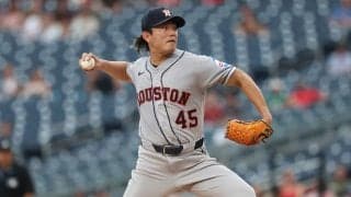 アストロズ今井達也、４回途中で84球…１被弾含む４安打２失点で降板　防御率6.06