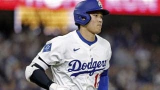 大谷翔平　２打席連発はならず　ミスショットの中飛に打席で「あーっ」首かしげ悔しさにじませる　浮いた変化球にスイングかけるも