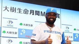 日本ハム・レイエスが３度目月間ＭＶＰ　打率４割＆１０本塁打「野球少年のような感じで過ごしていた」