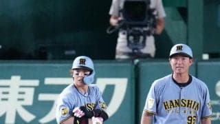 【阪神】梅野隆太郎への死球に虎党ブーイング　巨人田和廉の変化球が左腕直撃　プレーは続行