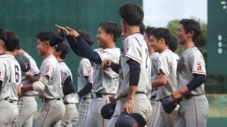 【高校野球】立命館守山の「努力の子」背番号14大堤永翔が延長10回にスクイズ決めた！／滋賀