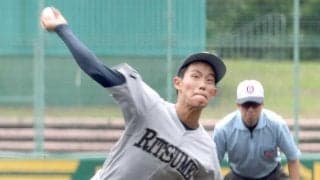 立命館宇治が初戦突破　谷口瑛太が５回１失点　中学３年間マレーシア→高校で野球再開の異色の経歴