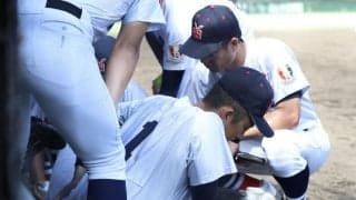 横浜　織田翔希が打球直撃で緊急降板　プロ注目右腕に初回でまさかのアクシデント　最速１５１キロマークも試合中に病院へ→骨には異常なし