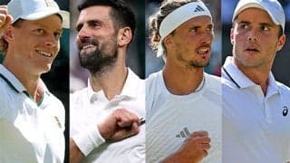  シナーとジョコビッチ 準決勝で激突 