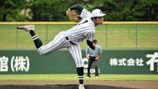スコアボードにニヤリ　近藤琉唯斗投手「高校150キロ」目標達成