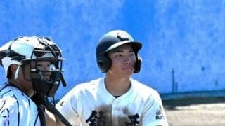 「あとボール1個半だった」　中前への飛球に飛んだ鎮西・荒井主将