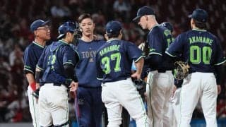 【ヤクルト】ウォルターズ７回まで無安打無失点で降板　プロ野球６度目の継投ノーノーなるか