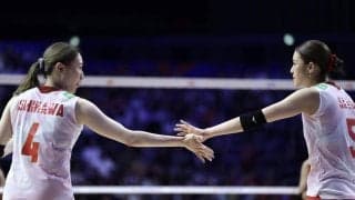 【バレー】日本女子、第４セット25－22で奪い３－１勝利　アジアのライバルに苦戦も競り勝つ