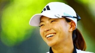 「よくやった」妹の奮闘にうなずきティオフ 渋野日向子が苦手エビアンで自己ベスト発進