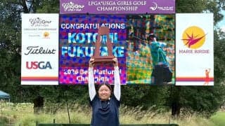 【女子ゴルフ】１６歳・福武采実さんが優勝「とても感動的」　米下部ツアー出場権獲得　世界ジュニア大会・ガールズゴルフ選手権