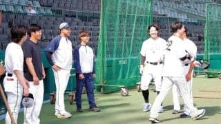 えっキハダのモノマネ！？阪神・藤川監督がヤクルトの球宴出場選手からあいさつ受けて披露　５選手が爆笑　おちゃめな素顔が垣間見えたシーン