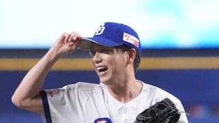 【中日】山崎育三郎、セレモニアルピッチで104kmストライク投球！　ミニライブで熱唱も