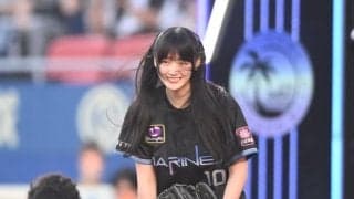 櫻坂４６の山崎天が始球式「まっすぐ投げられたのですごい良かった」昨年の大暴投からリベンジ成功　自己採点は「１００点」