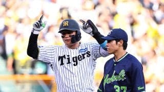 【阪神】森下翔太がヤクルト高橋から初回先制二塁打　一塁走者の中野拓夢の好走塁も光る