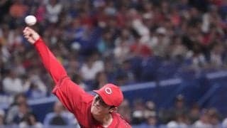 【広島】森下暢仁が５回６失点ＫＯ　味方失策もあり中盤に失点、５回にはサノーにソロを食らう