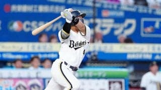 【オリックス】森友哉が同点７号２ラン「詰まっていたんですが、なんとか入ってくれてよかった」