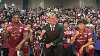 【神戸】リーグＶとアジア制覇へ新体制発表　Ｊ復帰のＡロペス「大きなものを取りにいきたい」