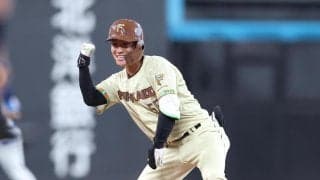 【日本ハム】奈良間大己、相性抜群の西武武内から二塁打、先制ホーム「シンプルにいきました」