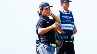 「試合になると入る」金子駆大は初リンクスでポットバンカーの難しさ知る