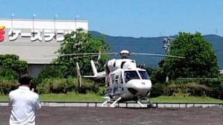ドクターヘリ着陸で試合中断、近くの事故で搬送　高校野球福岡大会
