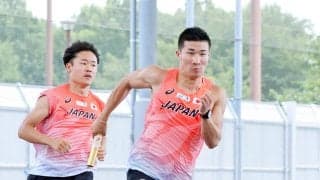 【陸上】“アンダーハンドパス封印”男子400mリレー代表、来秋の世界選手権出場権懸けて調整