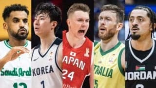 W杯アジア予選1次RのMVPに日本代表のホーキンソン選出…“オールスター5”にはBリーグに縁ある選手も