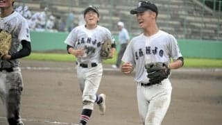 好投手に抑えられたけど…「常笑」三条の小杉主将、最後まで笑顔