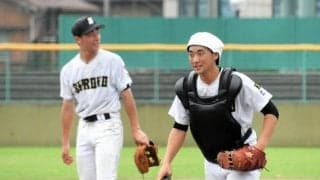 「最後は双子のバッテリーで」白子の太田英寿捕手、弟の悠翔投手