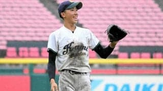制球苦しむも笑顔で投げ抜く　加美農・辺見投手　「らしさは出せた」