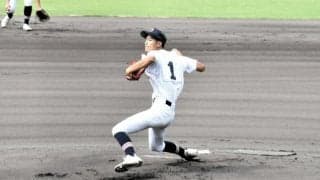 初めて1番をつけマウンドへ　「動く球」武器に粘投の伊吹・藤田投手