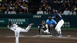 【阪神】梅野隆太郎がスーパーセーブ　曲芸的な動きで工藤泰成の161キロのワンバン止めた　