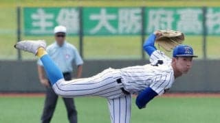 今秋ドラフト候補、香里丘・岡本　志願の夏初戦登板「悪くなかった」１回無安打無失点　阪神３人体制、６球団が熱視線