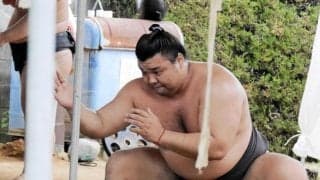 霧島　綱とりへ「楽しくいきたい」　目指すは全勝「雑音を消して相撲に集中する」