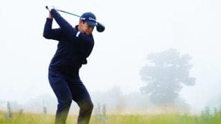 全英オープン前哨戦は濃霧で順延 中島啓太は暫定12位 桂川有人64位