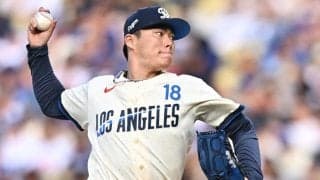 山本由伸、渡米後最悪に並ぶ6失点KO　6回4四球で10勝目ならず…防御率2.85