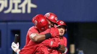 広島　連敗を３でストップ　六回にファビアンが逆転３ラン、九回に代打・秋山が２点打　先発・床田は４勝目