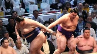 新入幕の大青山が白星スタート　中国出身２人目の幕内力士　懸賞が４本かかり「知り合いにあげます」