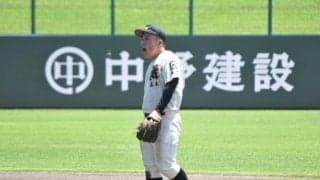 厳木の福田主将、チーム唯一の安打放つ　少人数の団結力に感謝で挑む