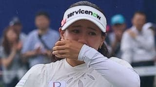 永井花奈、涙の９年ぶり優勝　前週は史上最多７人プレーオフで敗退も雪辱果たす