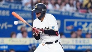【オリックス】紅林弘太郎、あわや頭部への死球を受けヒヤリ　左肩からフェースガードにはねる