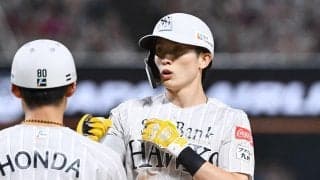 【ソフトバンク】周東佑京、今季19個目の二盗成功「そのうちいく」節目の通算250盗塁王手